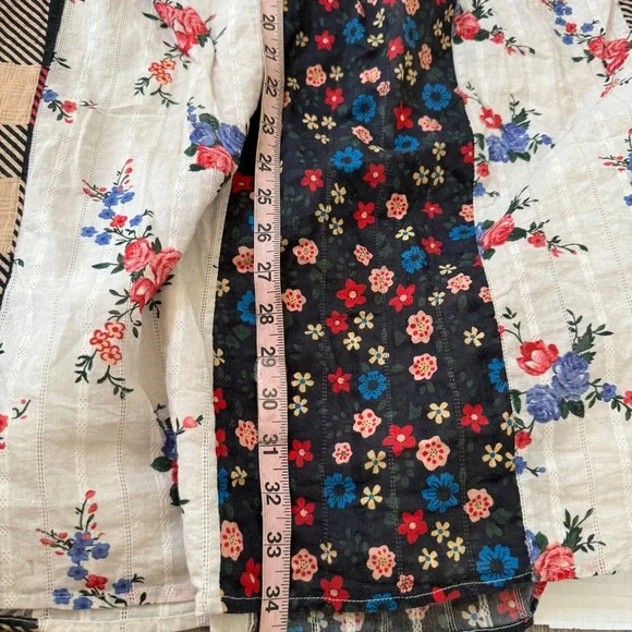 Anthropologie Let Me Be Contrast mixed print maxi skirt Size XS - Picture 11 of 12